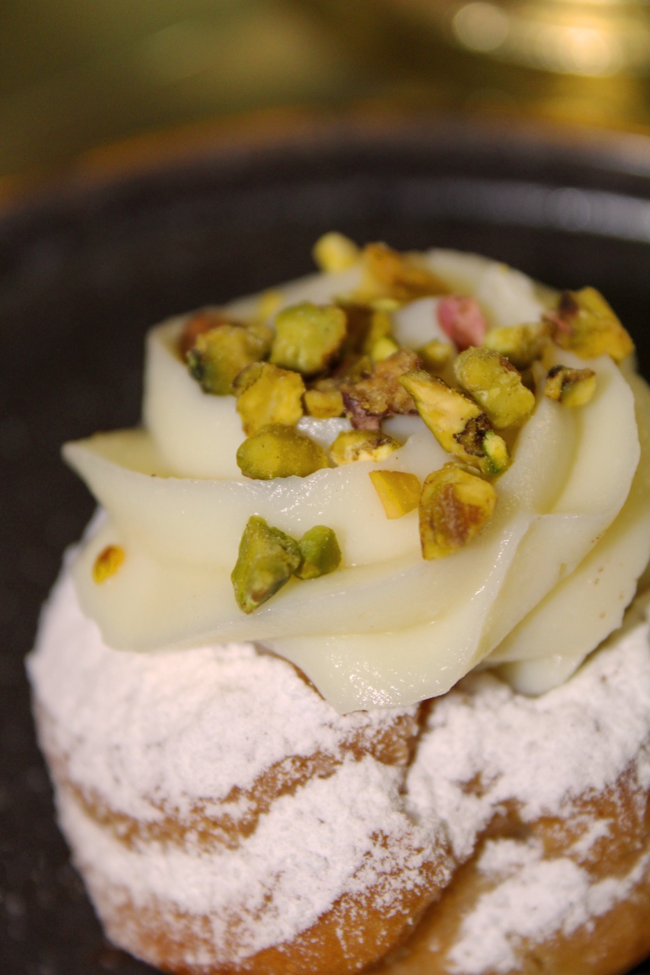 Fiore di ricotta al pistacchio — dettaglio Guadagni