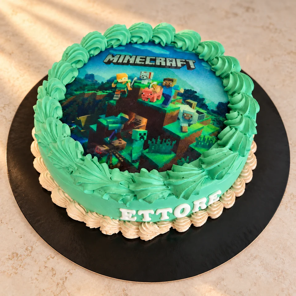 Una festa a tema Minecraft