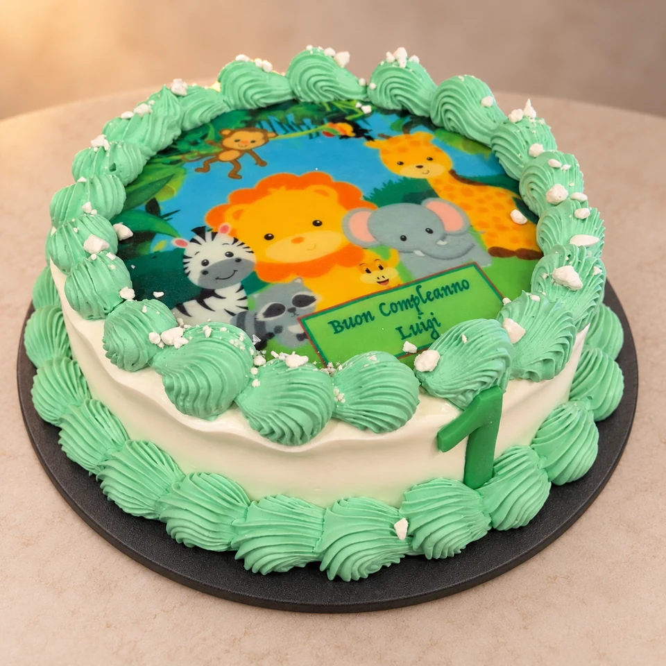 Primo compleanno a tema giungla