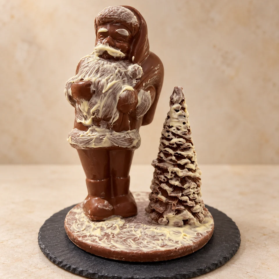 Babbo Natale e il suo albero